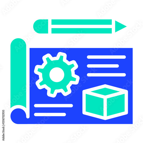 Prototype Vector Icon Design Illustration