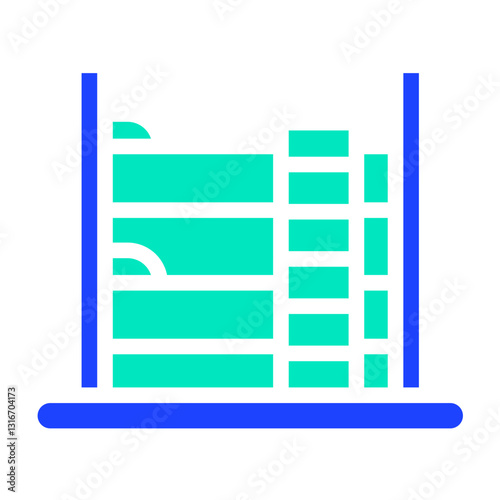 Bunk Bed Vector Icon Design Illustration