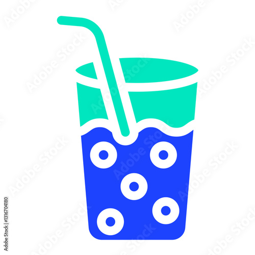 Drinking Water Vector Icon Design Illustration