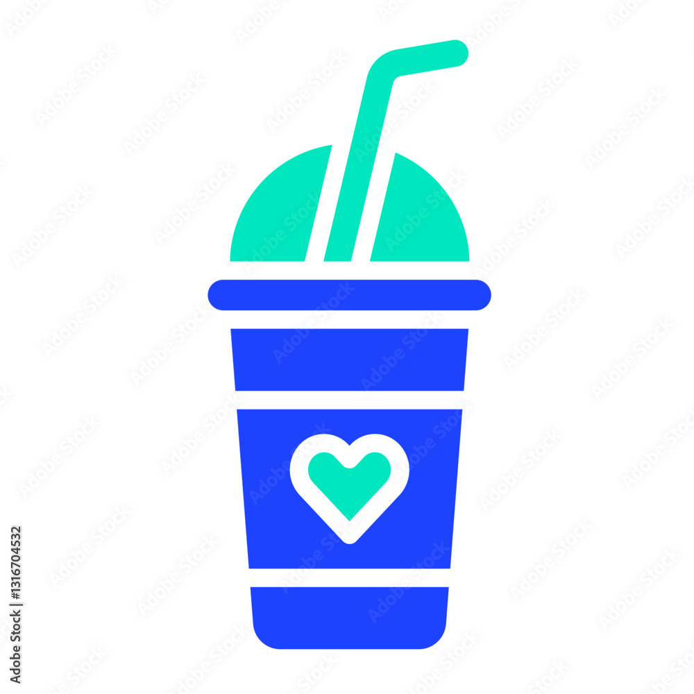 Milkshake Vector Icon Design Illustration Milkshake Vector Icon Design Illustration