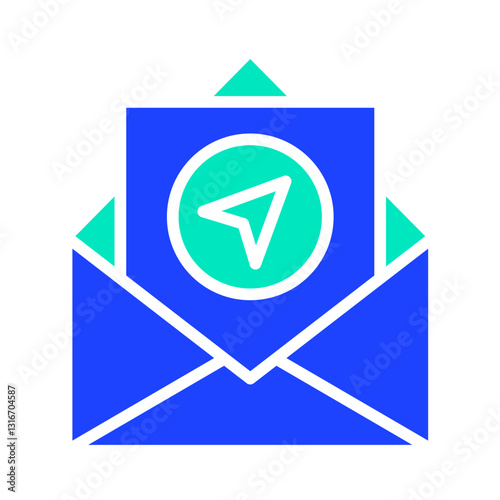 Send Mail Vector Icon Design Illustration