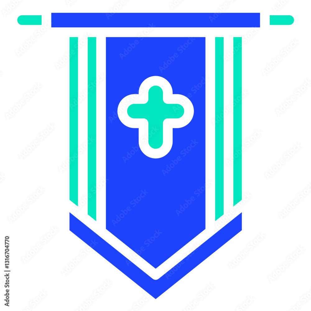 Obraz premium Banner Vector Icon Design Illustration