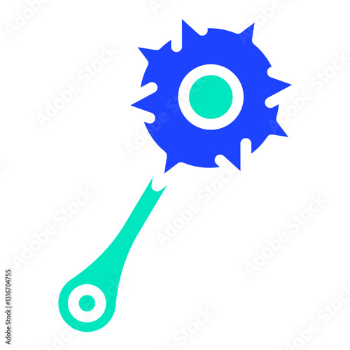 Mace Vector Icon Design Illustration