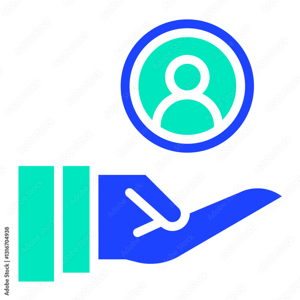 Responsibility Vector Icon Design Illustration Responsibility Vector Icon Design Illustration