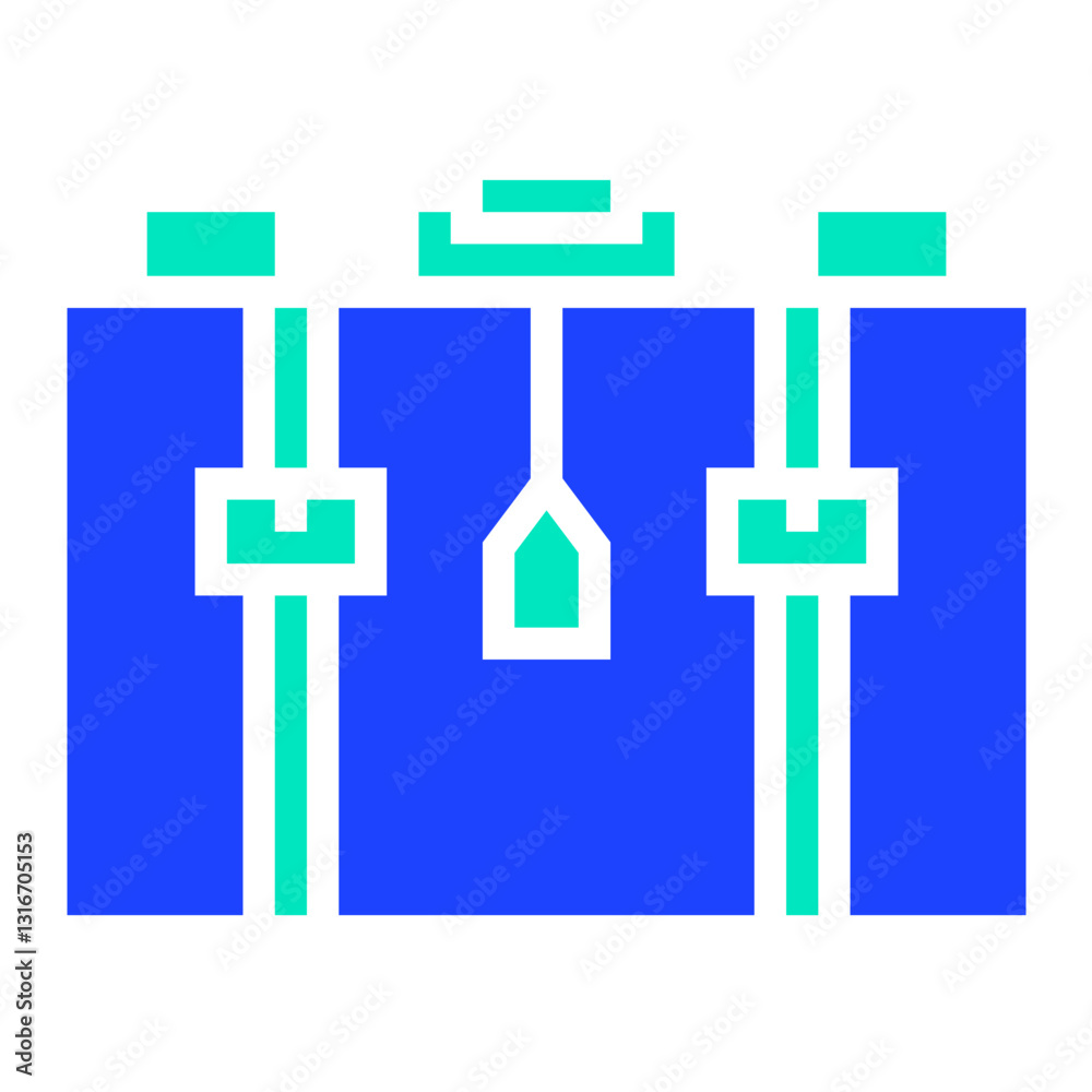 Obraz premium Suitcase Vector Icon Design Illustration