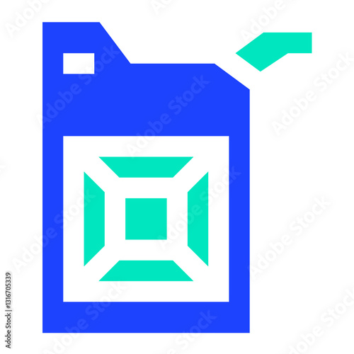 Kerosene Can Vector Icon Design Illustration