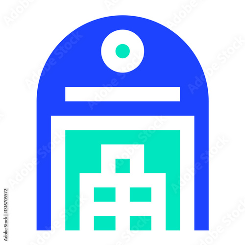 Warehouse Vector Icon Design Illustration
