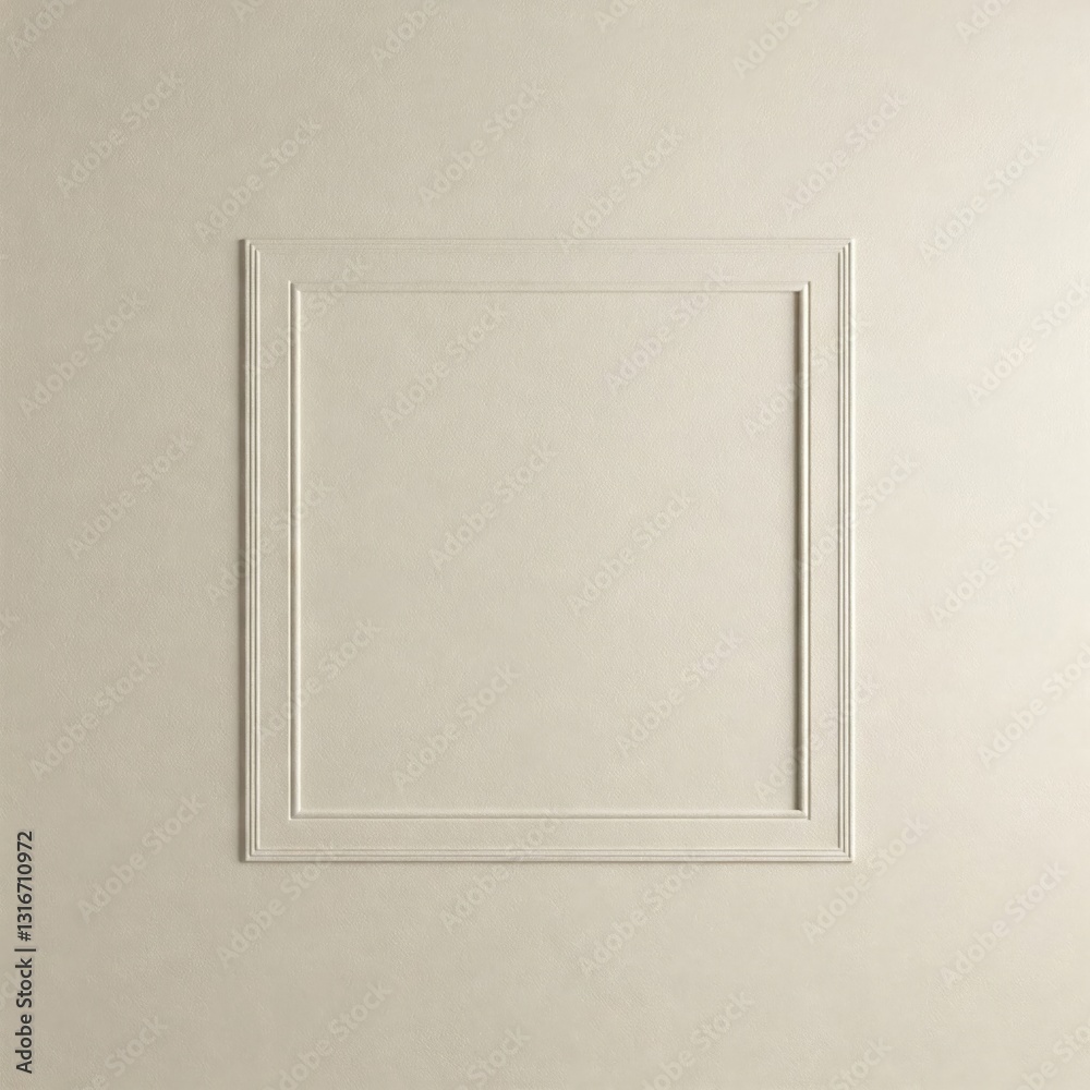 Fototapeta premium Luxurious Embossed Square Frame