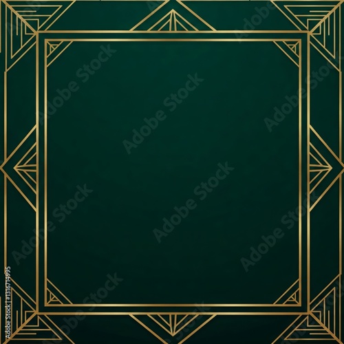 Elegant Symmetrical Gold Border
