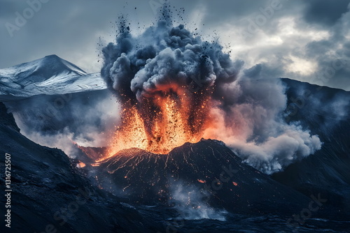 volcano erruption photo