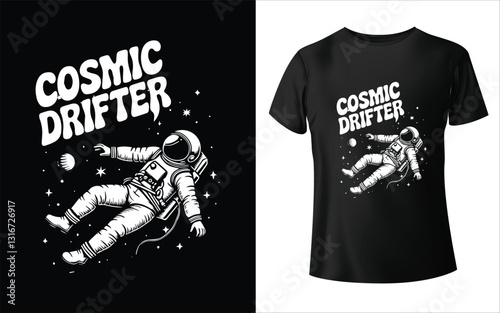 Cosmic Drifter: Tee Design