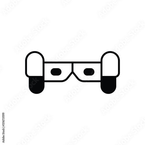 Hoverboard stock illustration