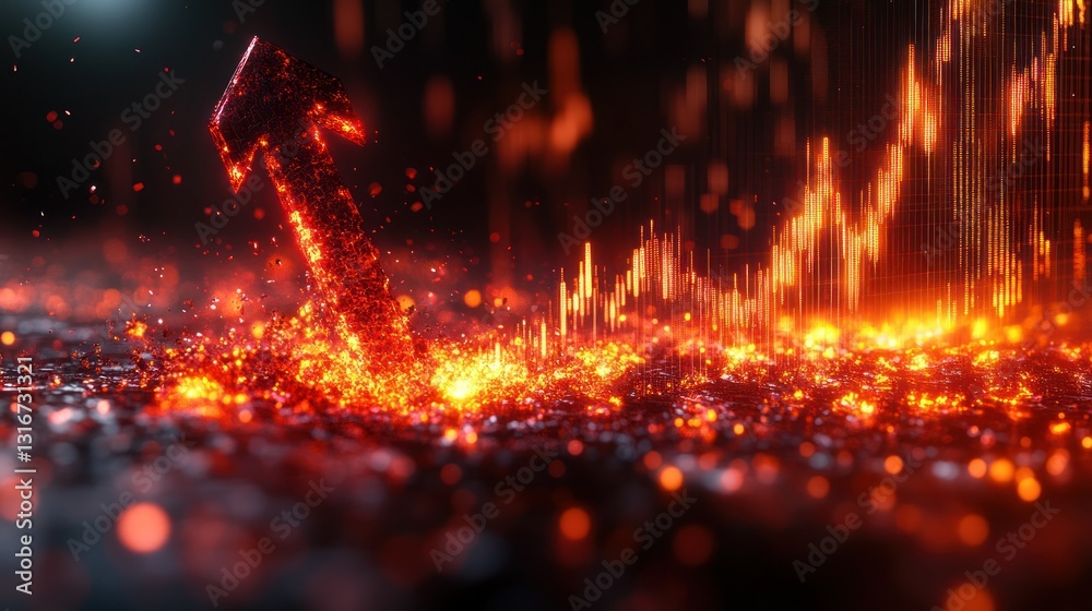Fiery upward trend Fiery upward trend