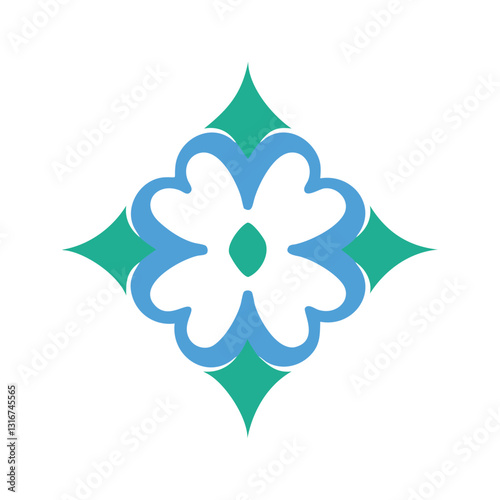 Elegant Islamic Ornament Vector with Arabic Geometric and Decorative Design-103