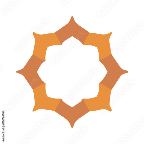Elegant Islamic Ornament Vector with Arabic Geometric and Decorative Design-115