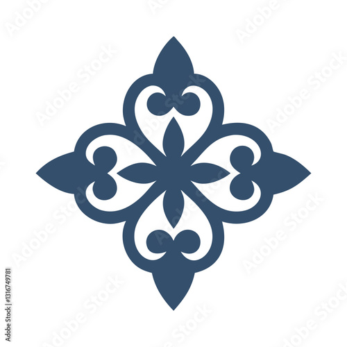 Elegant Islamic Ornament Vector with Arabic Geometric and Decorative Design-137