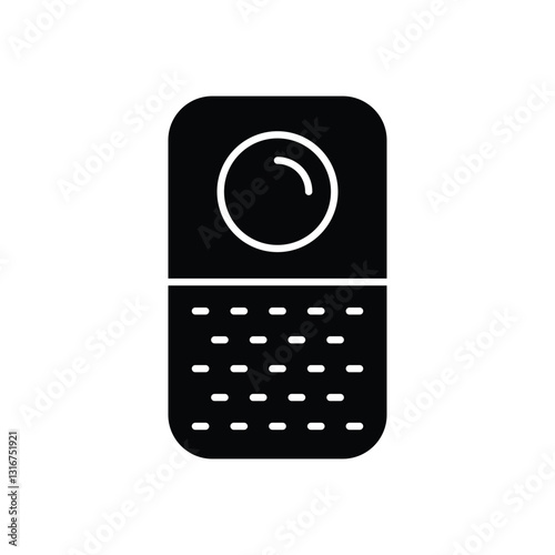 Doorbell camera stock illustration