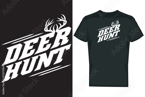 Deer Hunting T shirt Design