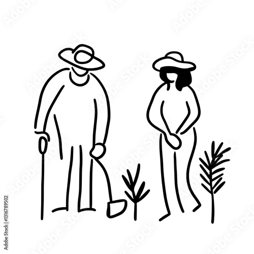 Gardening with care in a peaceful setting brings joy and connection to nature and the earth's bounty