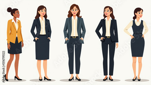 Vibrant Business Conference Scene Diverse Professionals Networking Collaboration and Connection Positive Atmosphere Bright Backdrop Modern Corporate Event Vector Graphic
