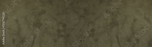 Panoramic shot of green khaki carpet, fabric texture, background, military camouflage	