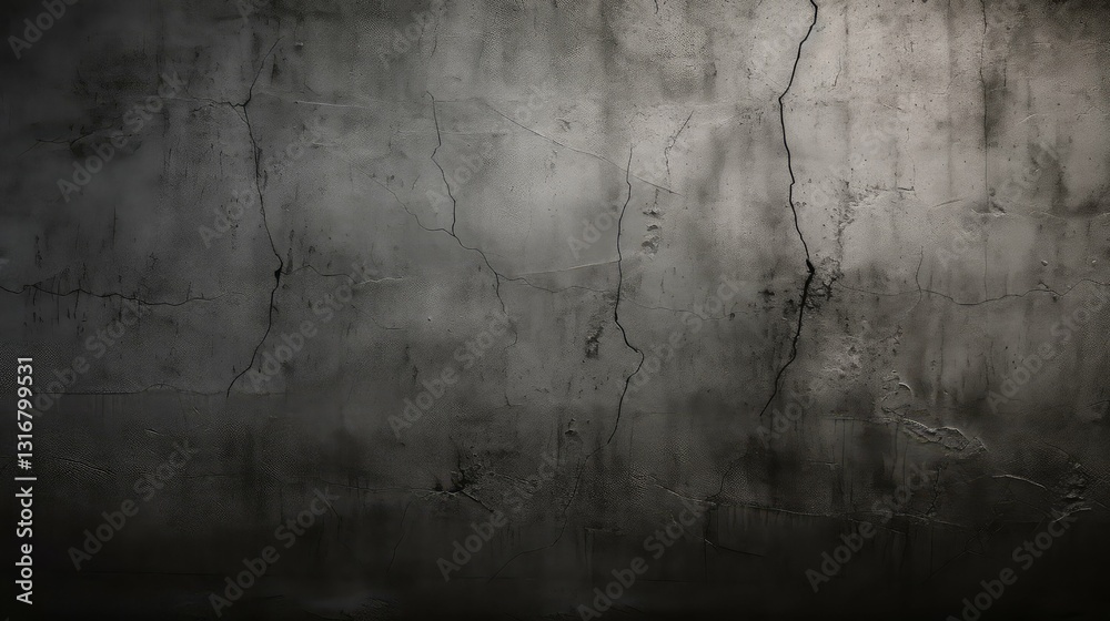 Fototapeta premium spotlight concrete wall dark