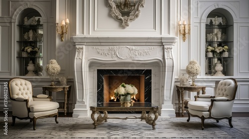 livingroom marble interiors