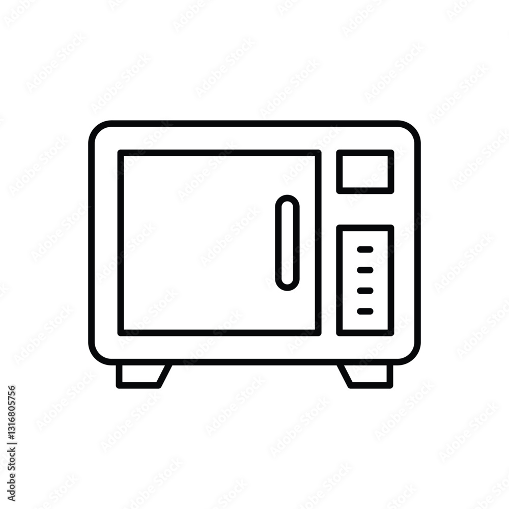 Microwave stock illustration Microwave stock illustration