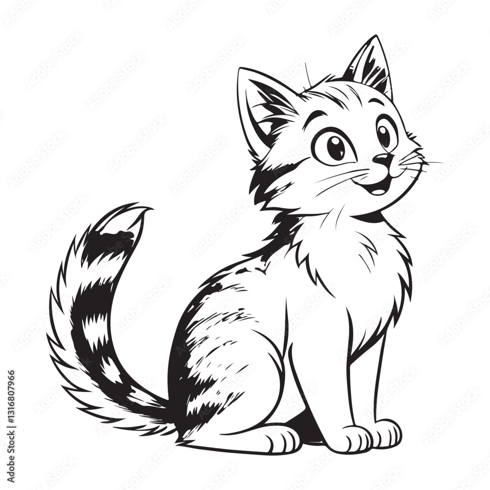Obraz premium CAt Vector
