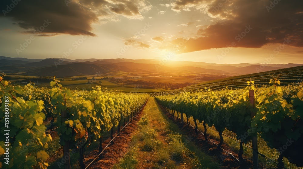 Naklejka premium nostalgia vintage wine