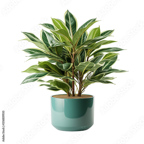 Green Plant Isolated On Transparent Background	
