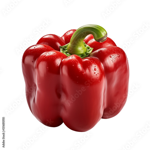Bell Pepper Isolated On White Background