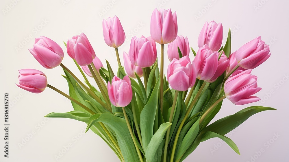 Fototapeta premium photo pink bouquet