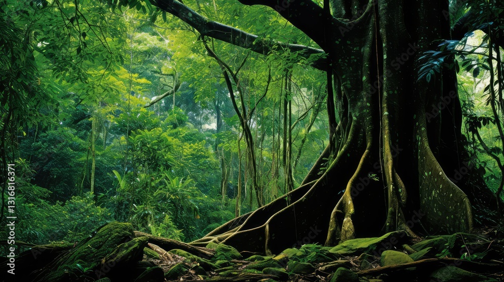Fototapeta premium biodiversity tropical tree