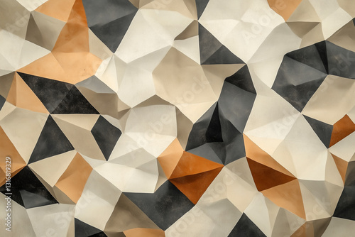 An elegant close-up of a geometric camouflage pattern emphasizing its design details.