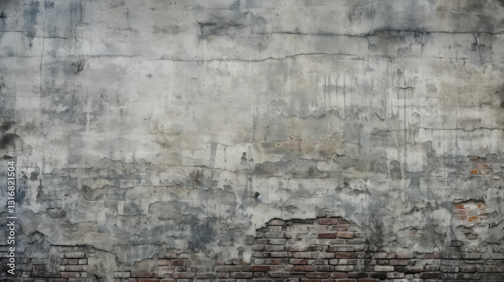 Obraz premium building gray brick wall