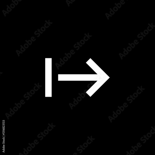 Right Arrow with Bar Free Download Right Arrow with Bar - GFXLoad