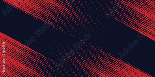 Black and red abstract grunge background with halftone style modern arts sport background abstract