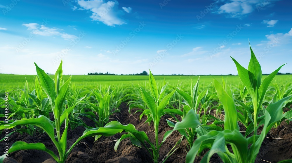 Obraz premium growth nitrogen in soil