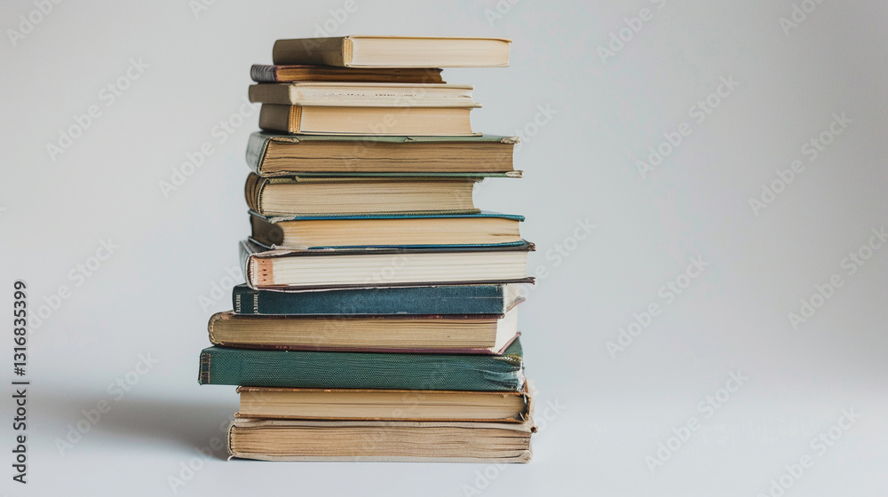stack of books on an isolated white background, object focused, png, stock image, hd quality, stack of books on an isolated white background, object focused, png, stock image, hd quality,