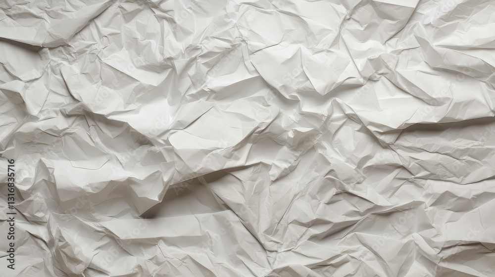 Obraz premium compressed crumpled paper texture