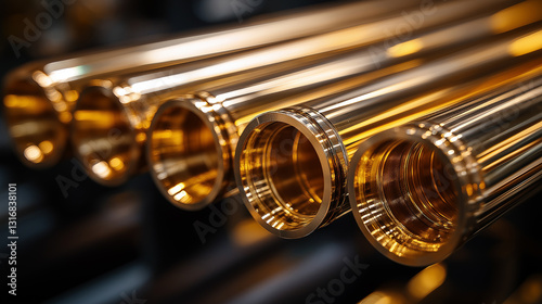 Close-up view of a nuclear fuel rod assembly highlighting intricate design and engineering details