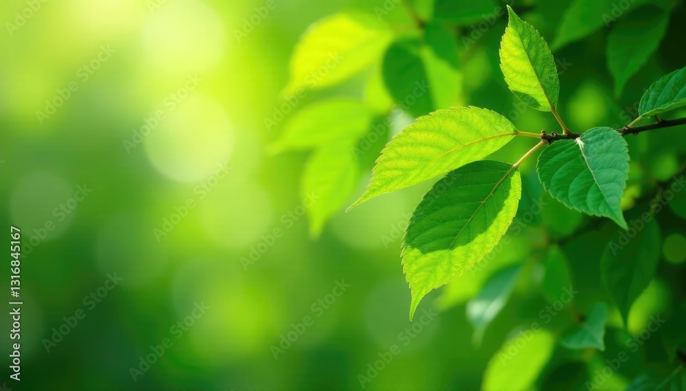 Leaves stretch above the ground, casting dappled shade, nature, verdant Leaves stretch above the ground, casting dappled shade, nature, verdant