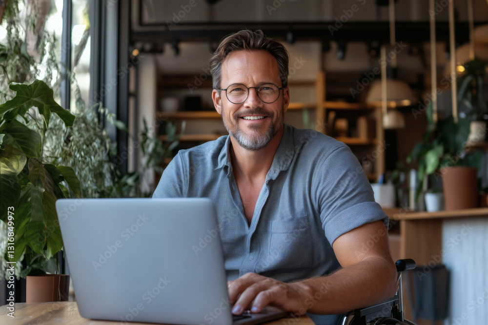 Person Working on Laptop in a Cozy Environment Person Working on Laptop in a Cozy Environment