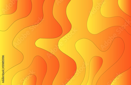 Liquid color background design. Yellow Fluid gradient shapes composition. Futuristic design posters.