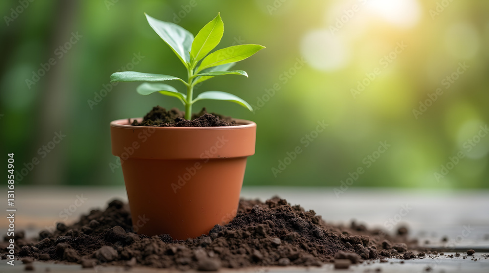 Soil Pots as Nurturing Guardians: How Human Care Supports a Plant's Growth and Well-being, Ensuring Its Vital Health and Flourishing Soil Pots as Nurturing Guardians: How Human Care Supports a Plant's Growth and Well-being, Ensuring Its Vital Health and Flourishing