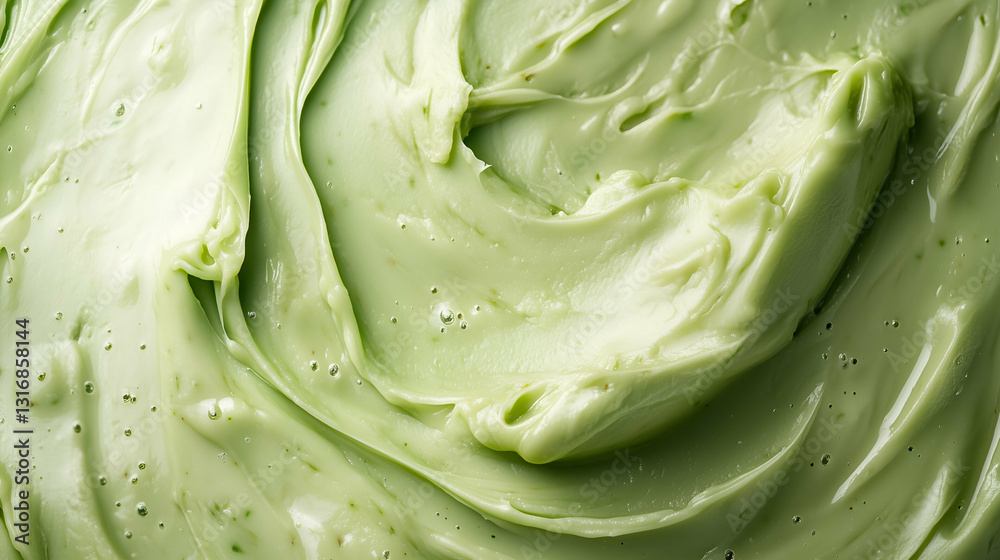 Smooth green cream
