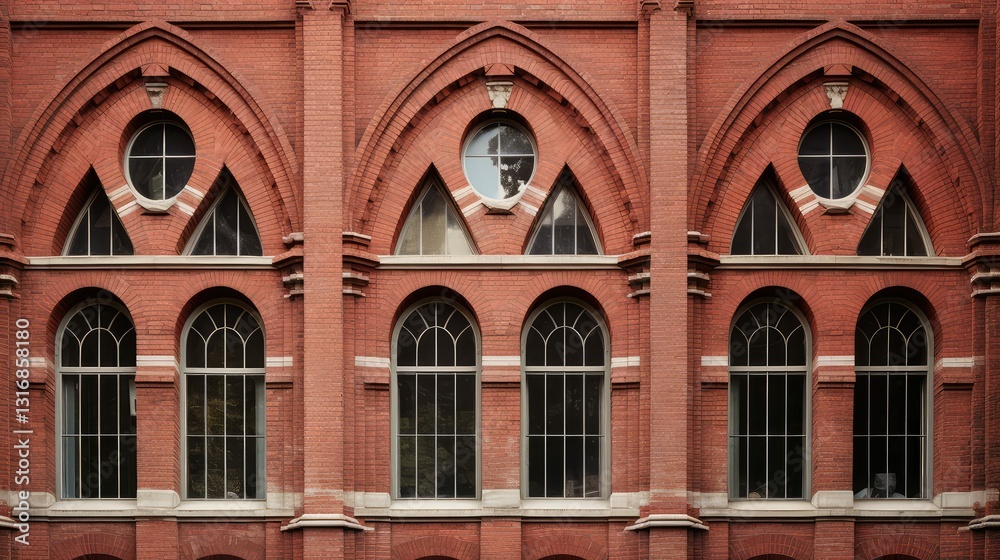 Obraz premium architecture brickwork red brick