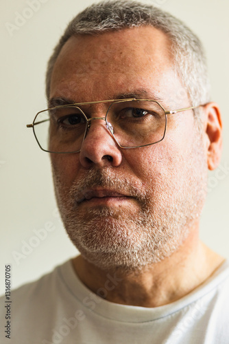 Mann mit Brille