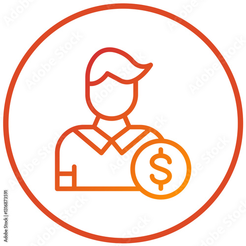 Vector Design Buyer Icon Style